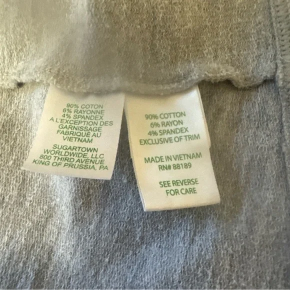 Lilly Pulitzer Gray Boxy Long Sleeve sweatshirt - Picture 7 of 7